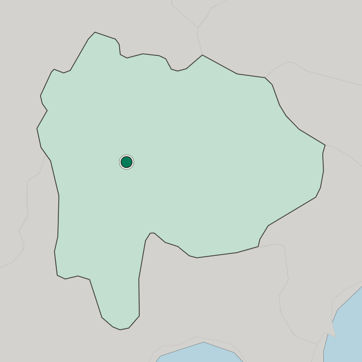 Map showing Minami-Alps — In Yamanashi