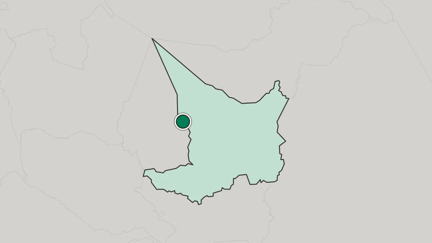 Map of Embu in Kenya
