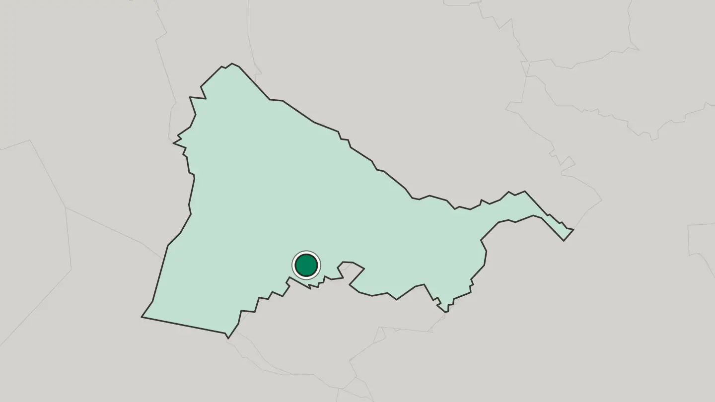 Map of Kiambu in Kenya