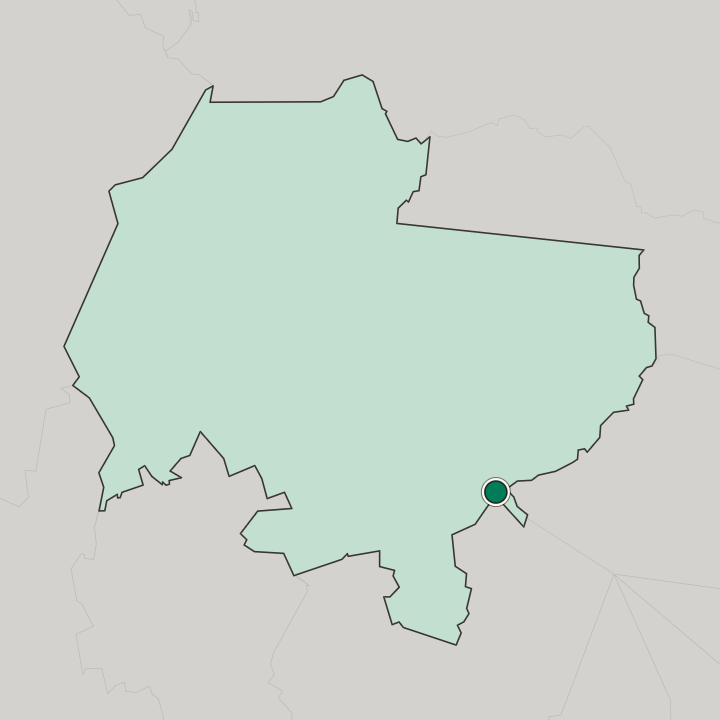 Map showing Nanyuki — In Laikipia