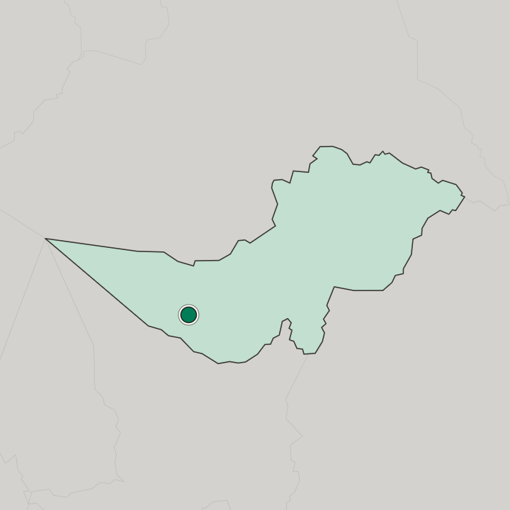 Map showing Chuka — In Tharaka - Nithi