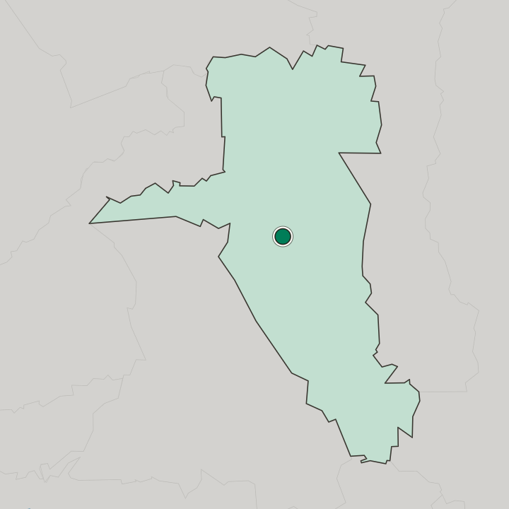 Map showing Eldoret — In Uasin Gishu