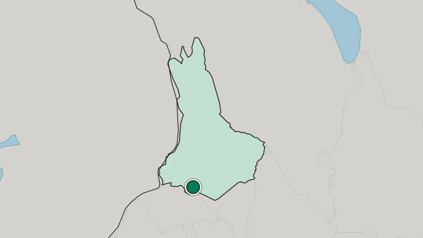 Map of Kapenguria in Kenya