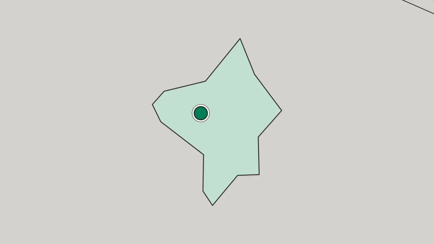 Map of Bishkek in Kyrgyzstan