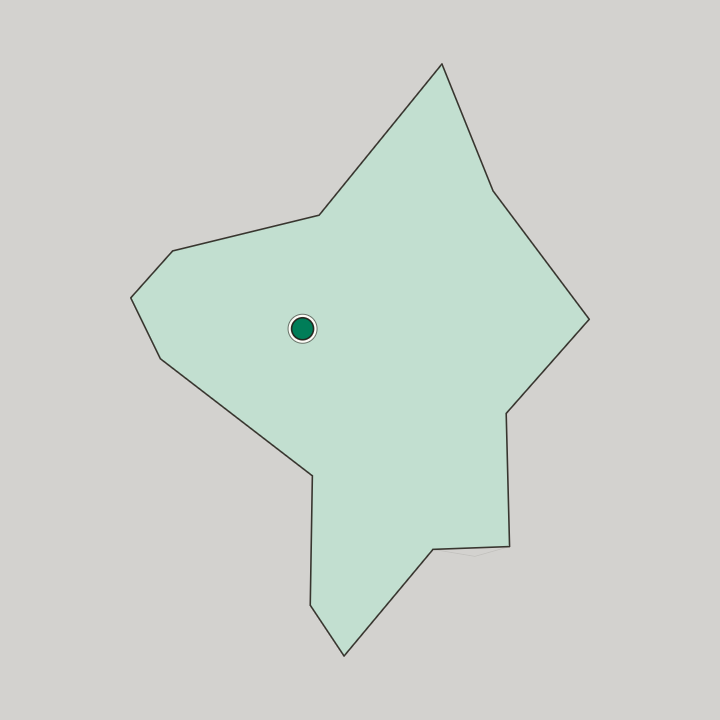 Map showing Bishkek — In Gorod Bishkek