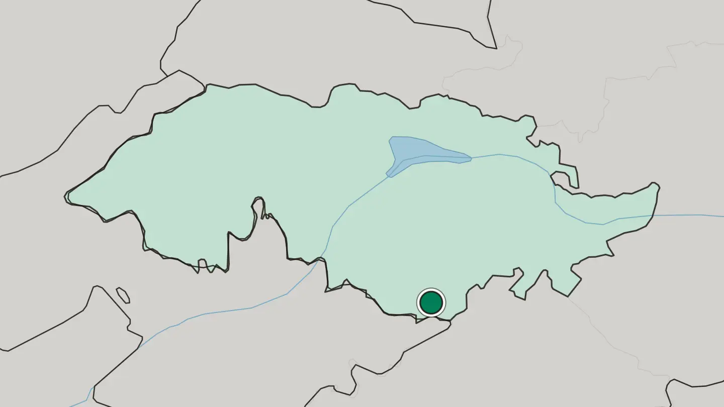 Map of Manas in Kyrgyzstan