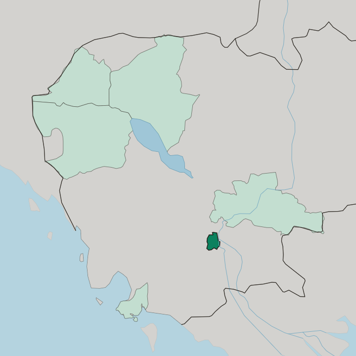 Map showing Phnom Penh — In Cambodia