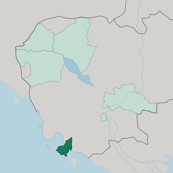 Map showing Preah Sihanouk — In Cambodia