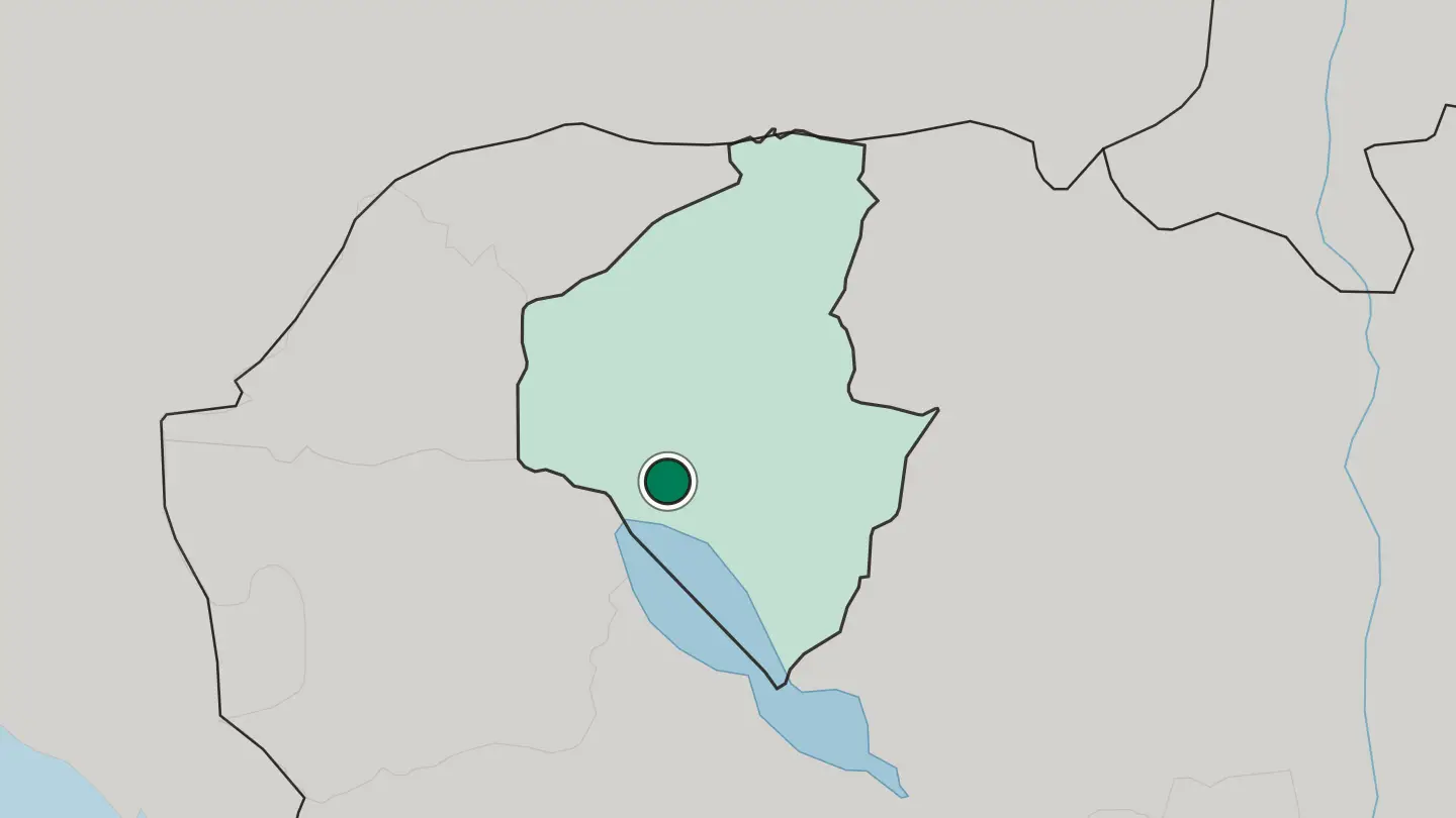Map of Siem Reap in Cambodia
