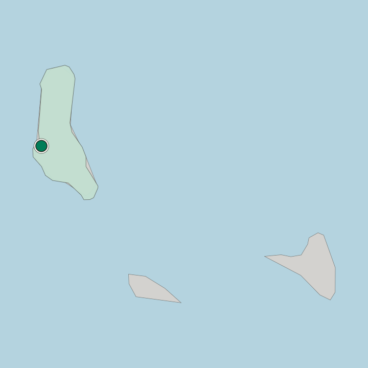 Map showing Moroni — In Comoros