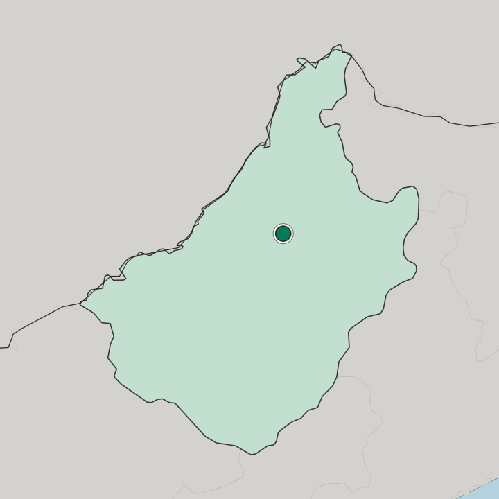 Map showing Kanggye — In Chagang-do