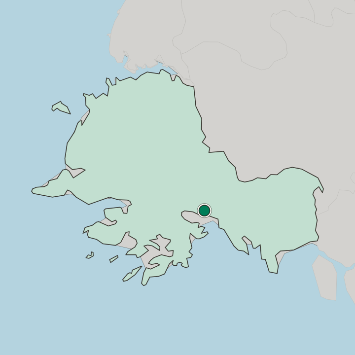 Map showing Haeju — In Hwanghae-namdo