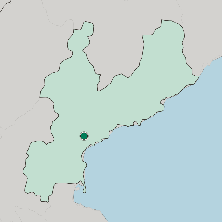 Map showing Hamhŭng — In South Hamgyong