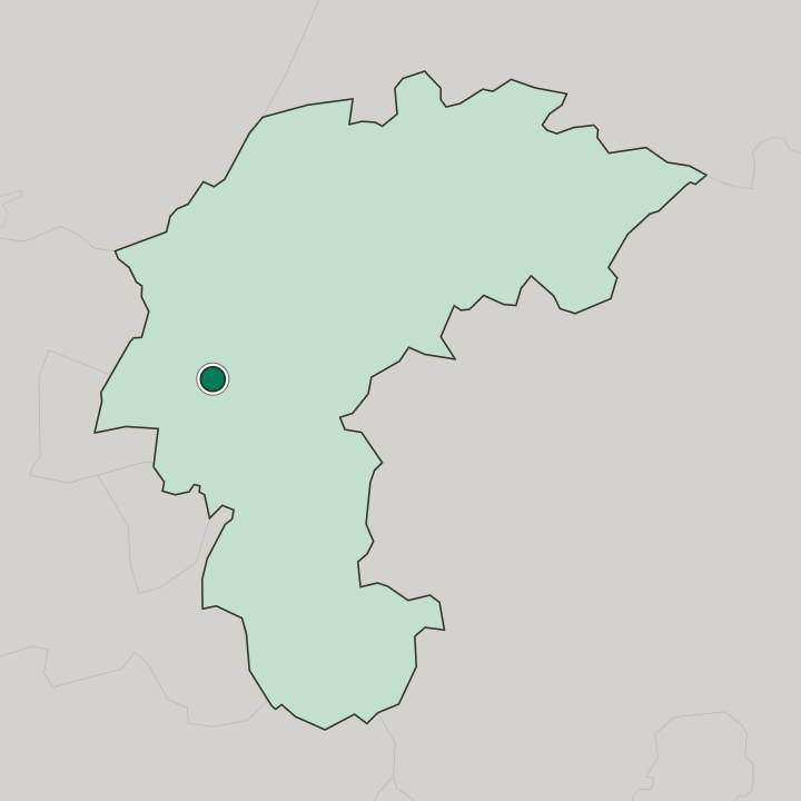 Map showing Cheongju-si — In Chungcheongbuk-do