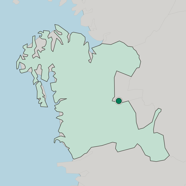 Map showing Gongju — In Chungcheongnam-do