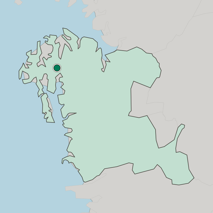 Map showing Seosan — In Chungcheongnam-do