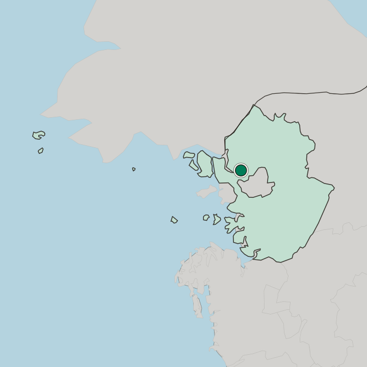 Map showing Goyang-si — In Gyeonggi-do