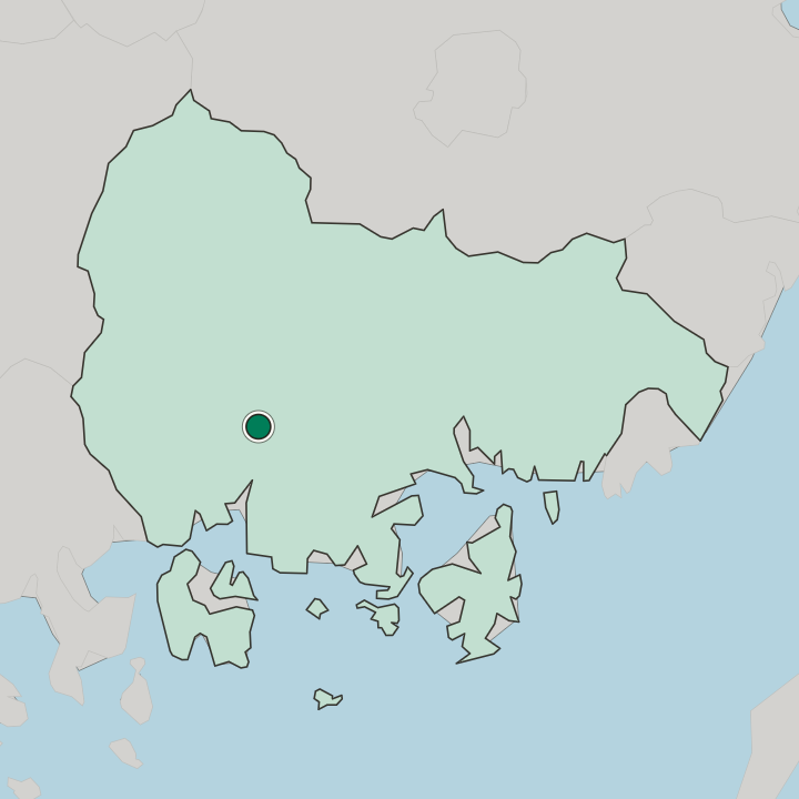 Map showing Chinju — In Gyeongsangnam-do