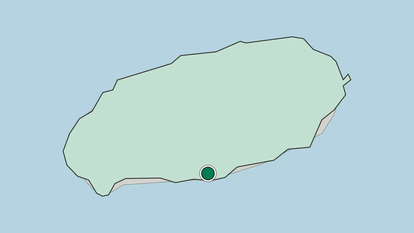 Map of Seogwipo in South Korea