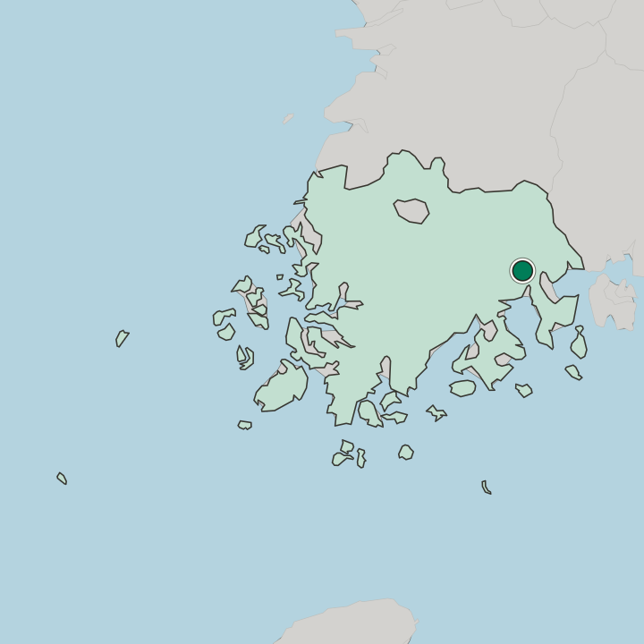 Map showing Suncheon — In Jeollanam-do