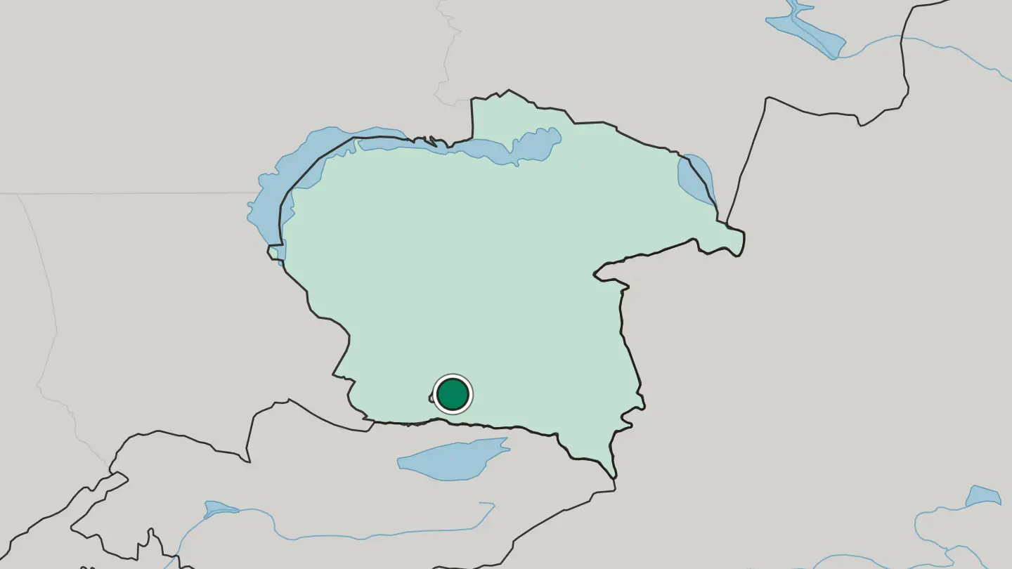 Map of Talghar in Kazakhstan