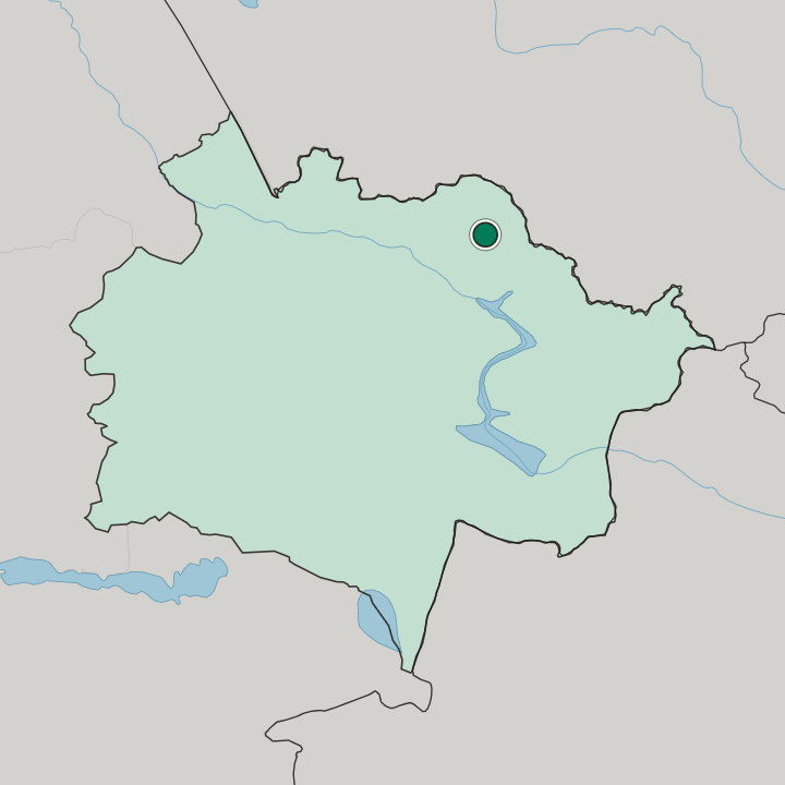 Map showing Ridder — In East Kazakhstan