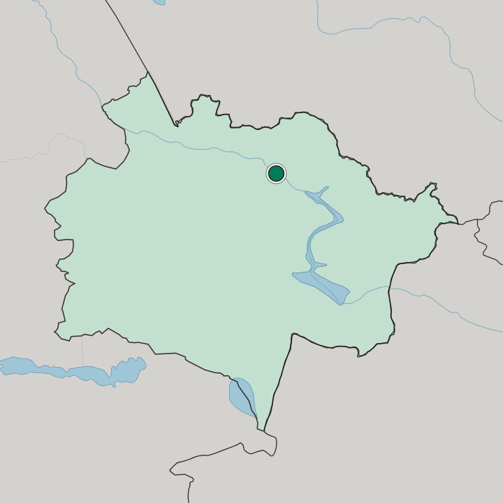 Map showing Ust-Kamenogorsk — In East Kazakhstan