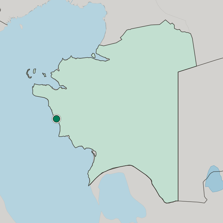 Map showing Aktau — In Mangistauskaya Oblast’