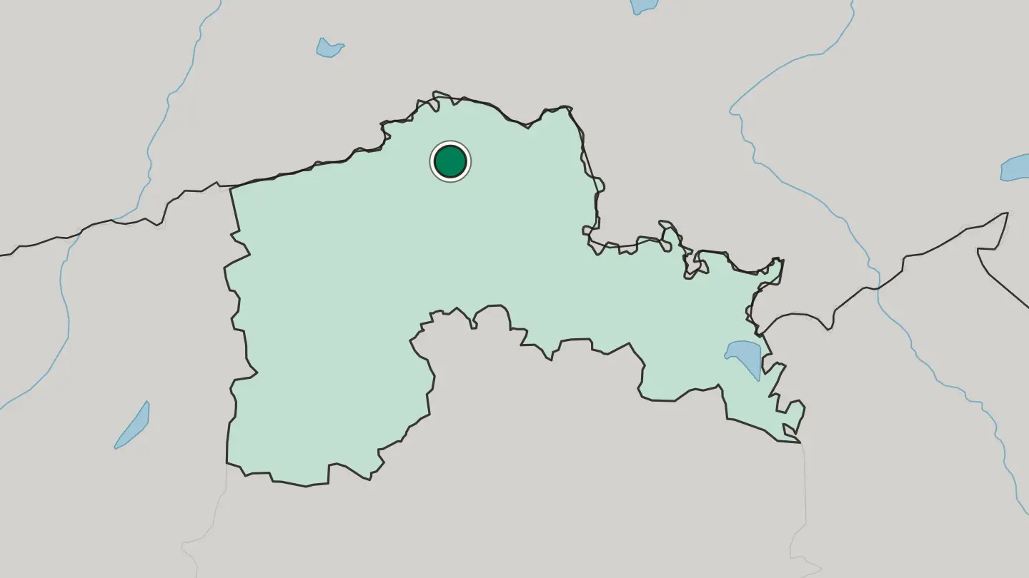 Map of Petropavl in Kazakhstan