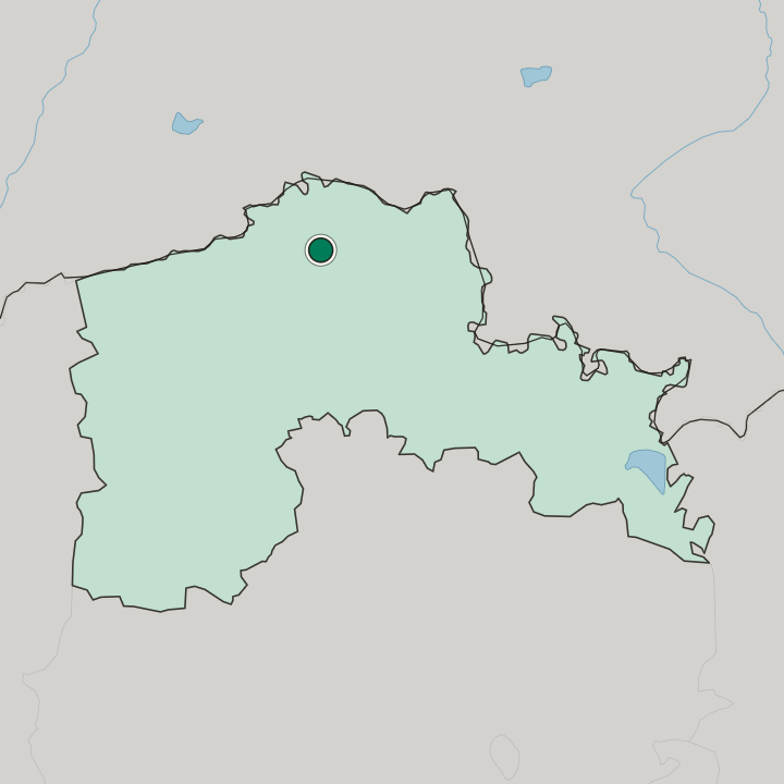 Map showing Petropavl — In North Kazakhstan