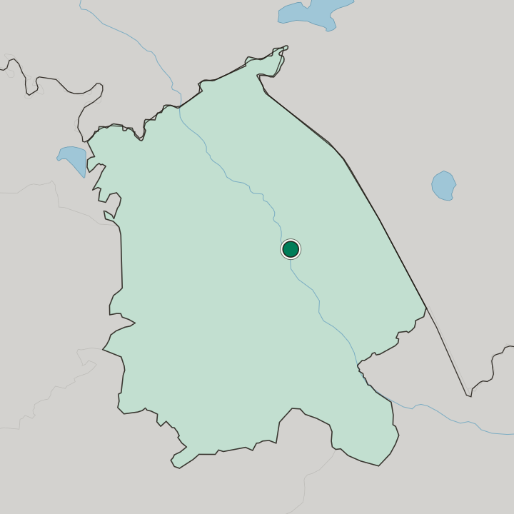 Map showing Pavlodar — In Pavlodar Region