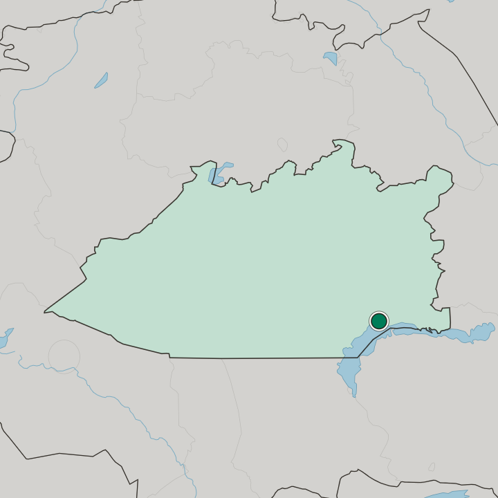 Map showing Balqash — In Qaraghandy Oblysy