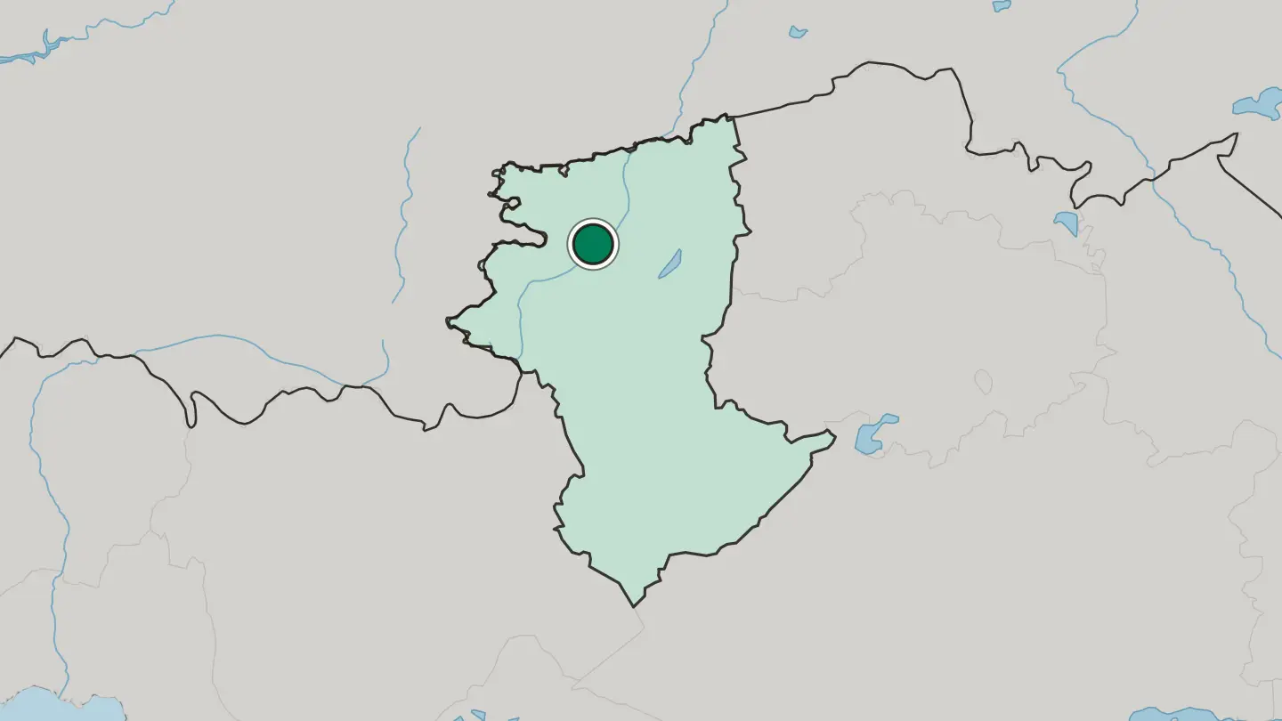 Map of Rudnyy in Kazakhstan