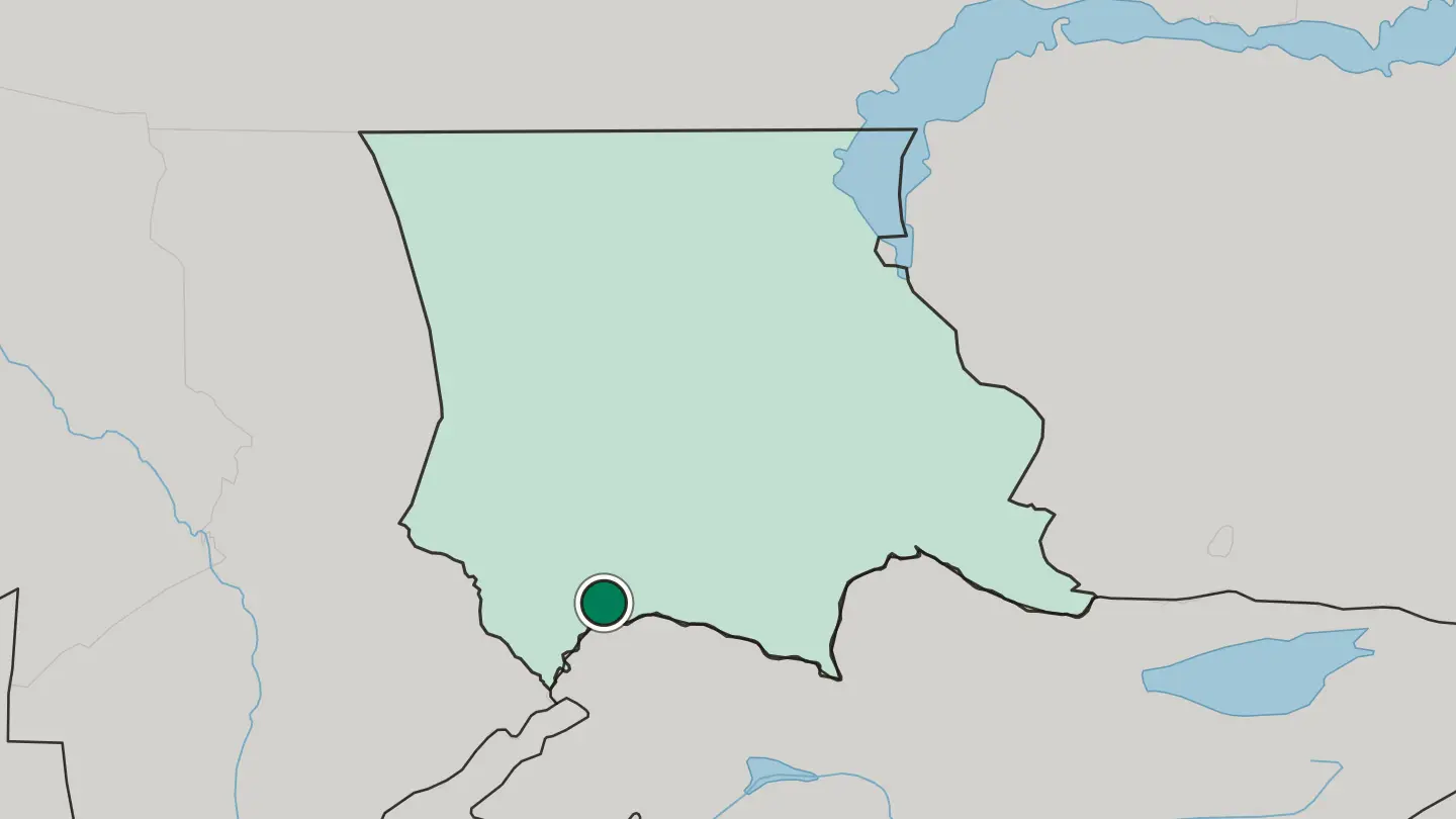 Map of Taraz in Kazakhstan