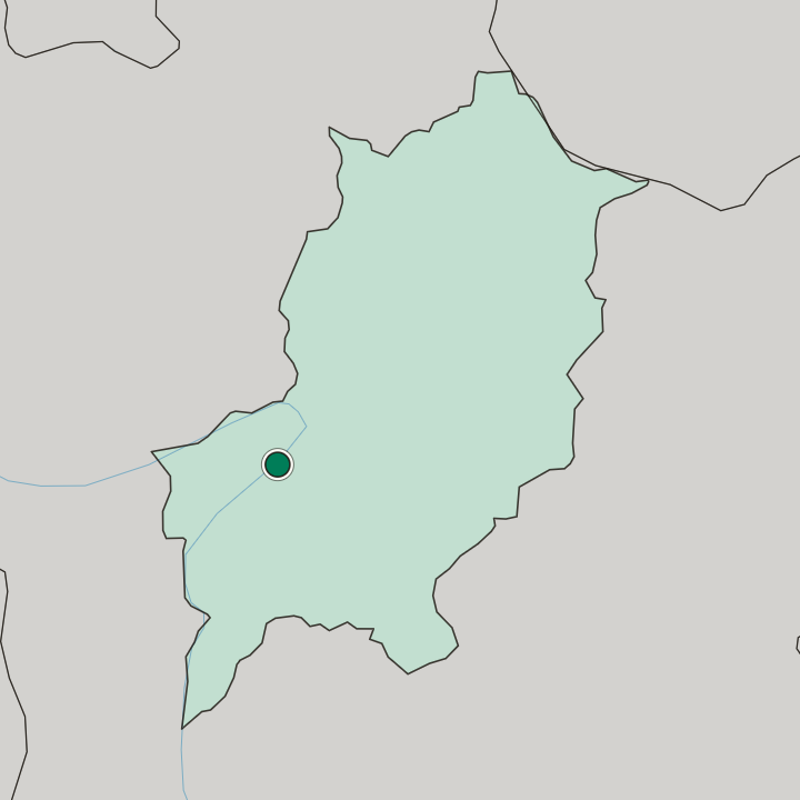 Map showing Luang Prabang — In Luang Prabang Province
