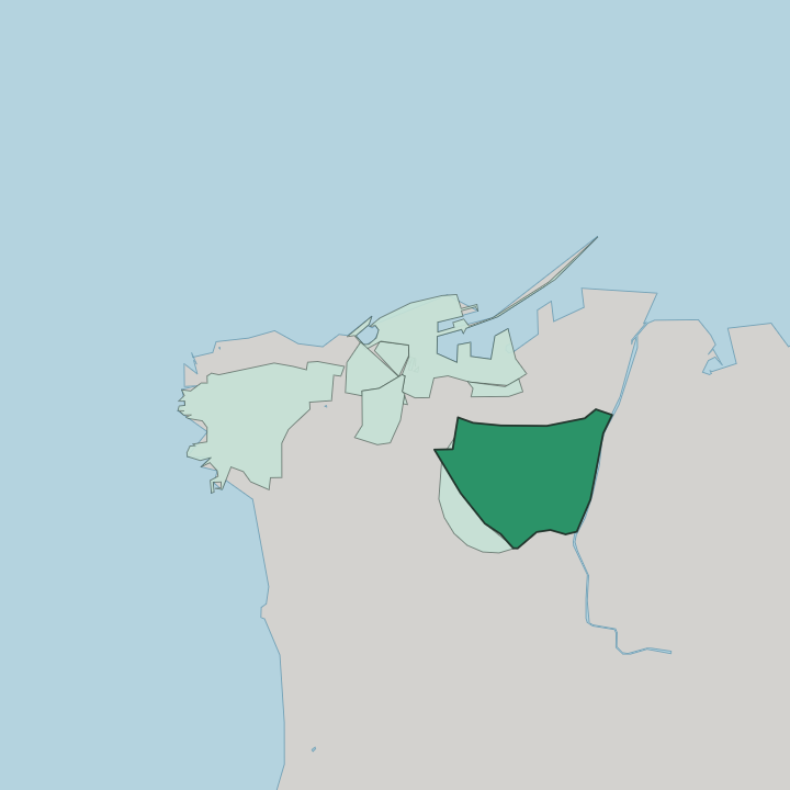 Map showing Ashrafieh — In Beirut