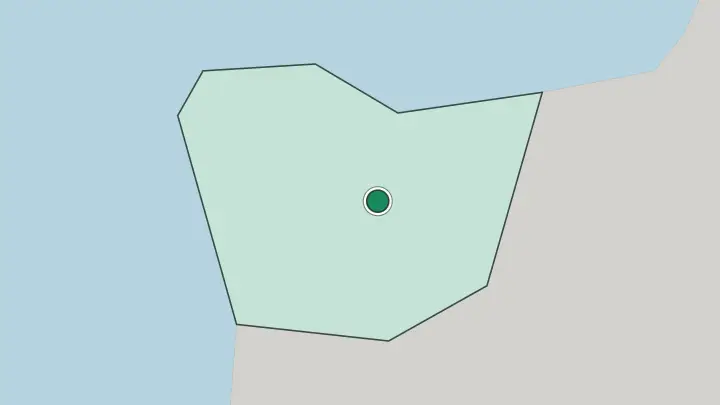 Map of Beirut in Lebanon