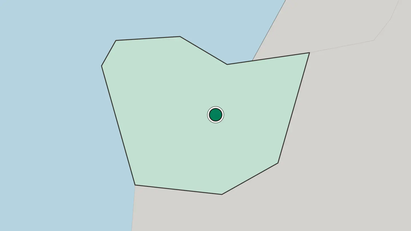 Map of Beirut in Lebanon
