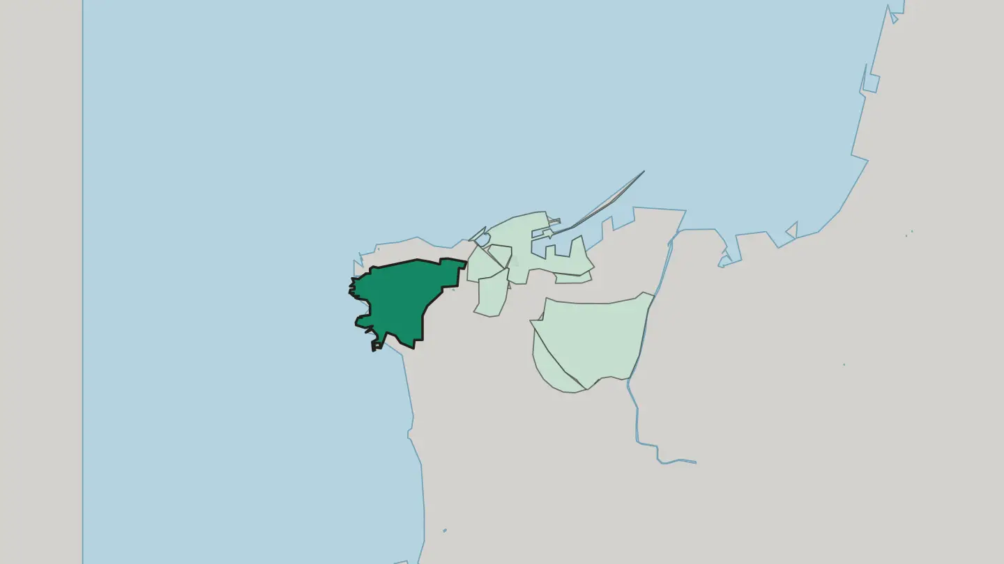 Map of Ras Beirut in Beirut