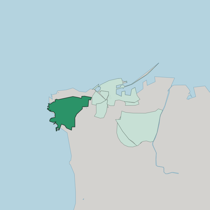 Map showing Ras Beirut — In Beirut