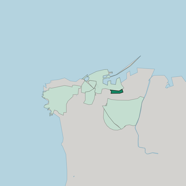 Map showing Rmeil — In Beirut