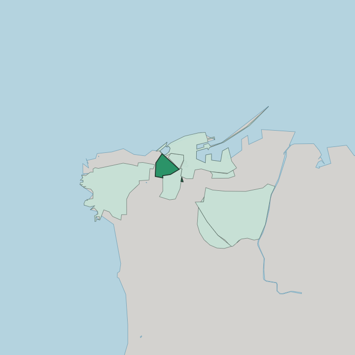 Map showing Wadi Abu Jamil — In Beirut