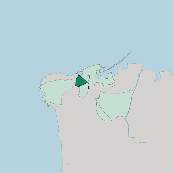Map showing Wadi Abu Jamil — In Beirut