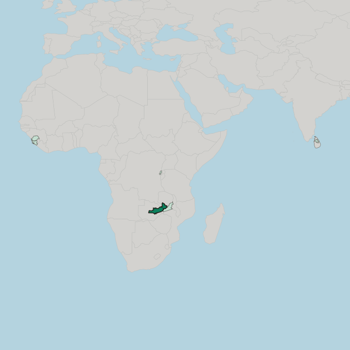 Map showing Central Province — In Sri Lanka