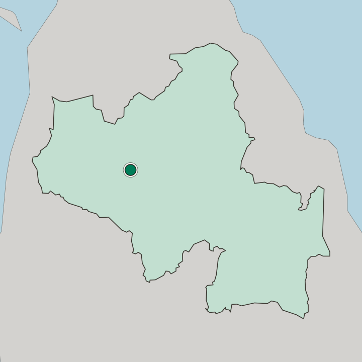 Map showing Anuradhapura — In North Central Province