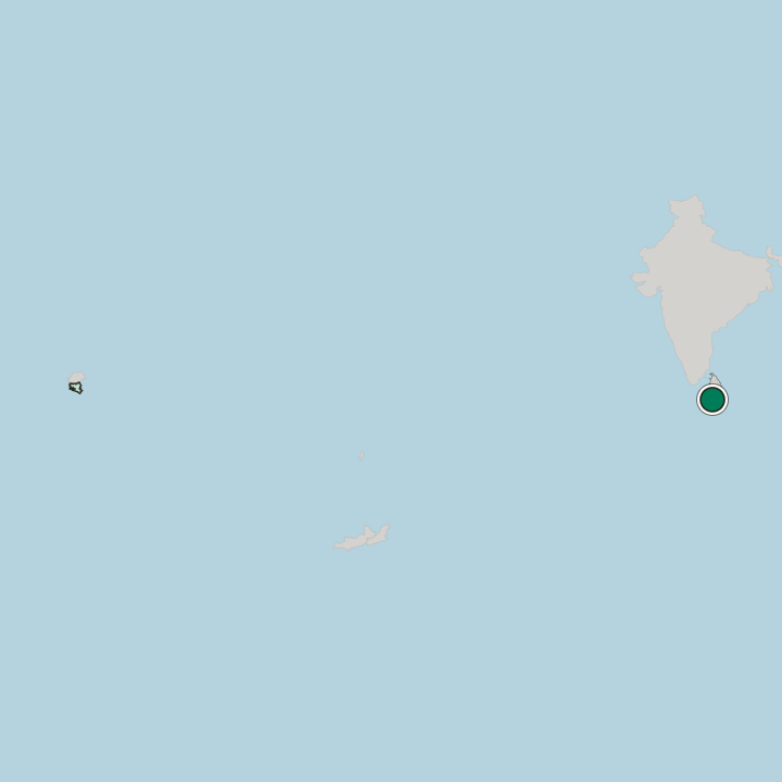 Map showing Galle — In Southern Province