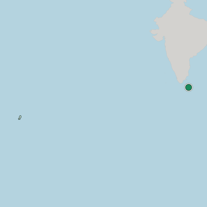 Map showing Colombo — In Western Province