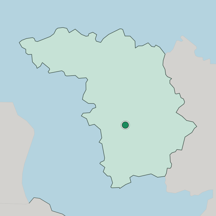 Map showing Kaunas — In Kaunas County