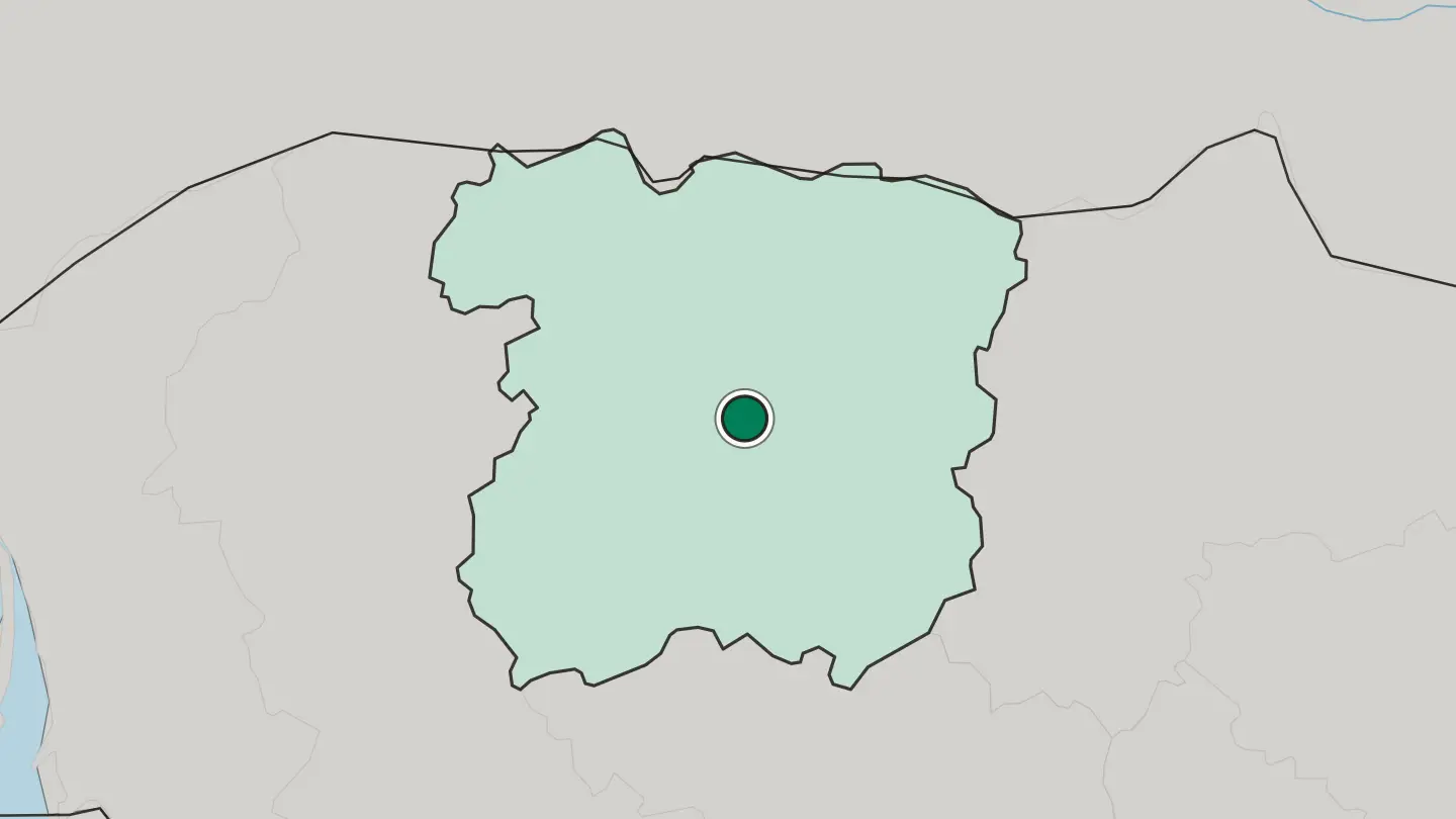 Map of Šiauliai in Lithuania