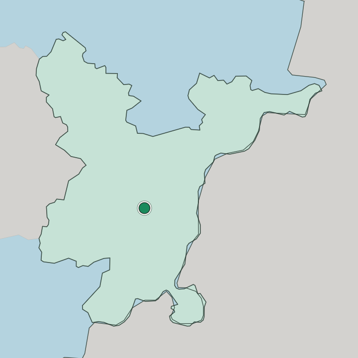Map showing Vilnius — In Vilnius County